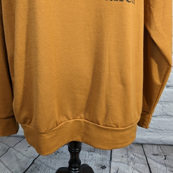 Yellowstone women's long sleeve stretch knit popover size xl sweatshirt top BBIN - Picture 5 of 7